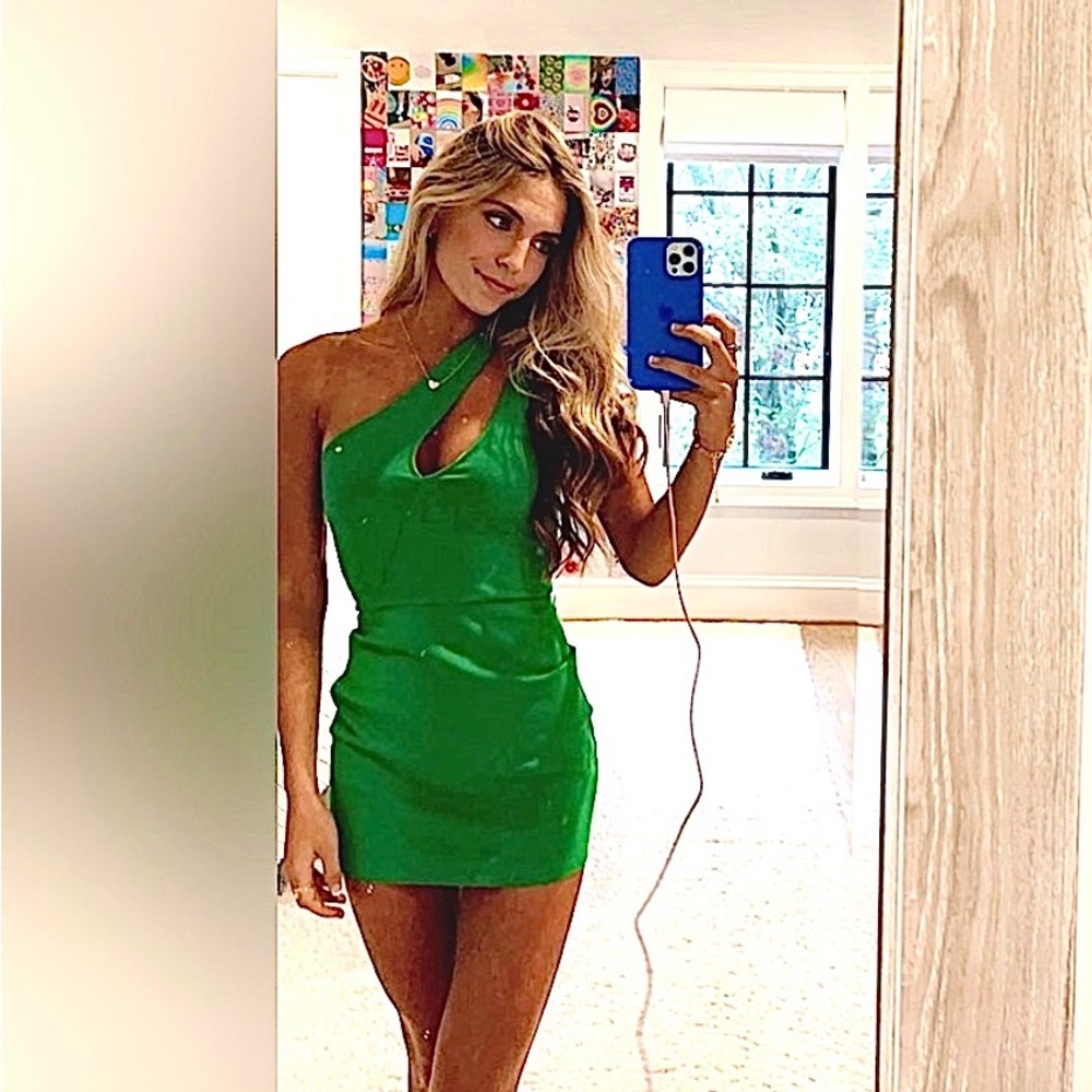 Superdown one shoulder mini dress homecoming like new